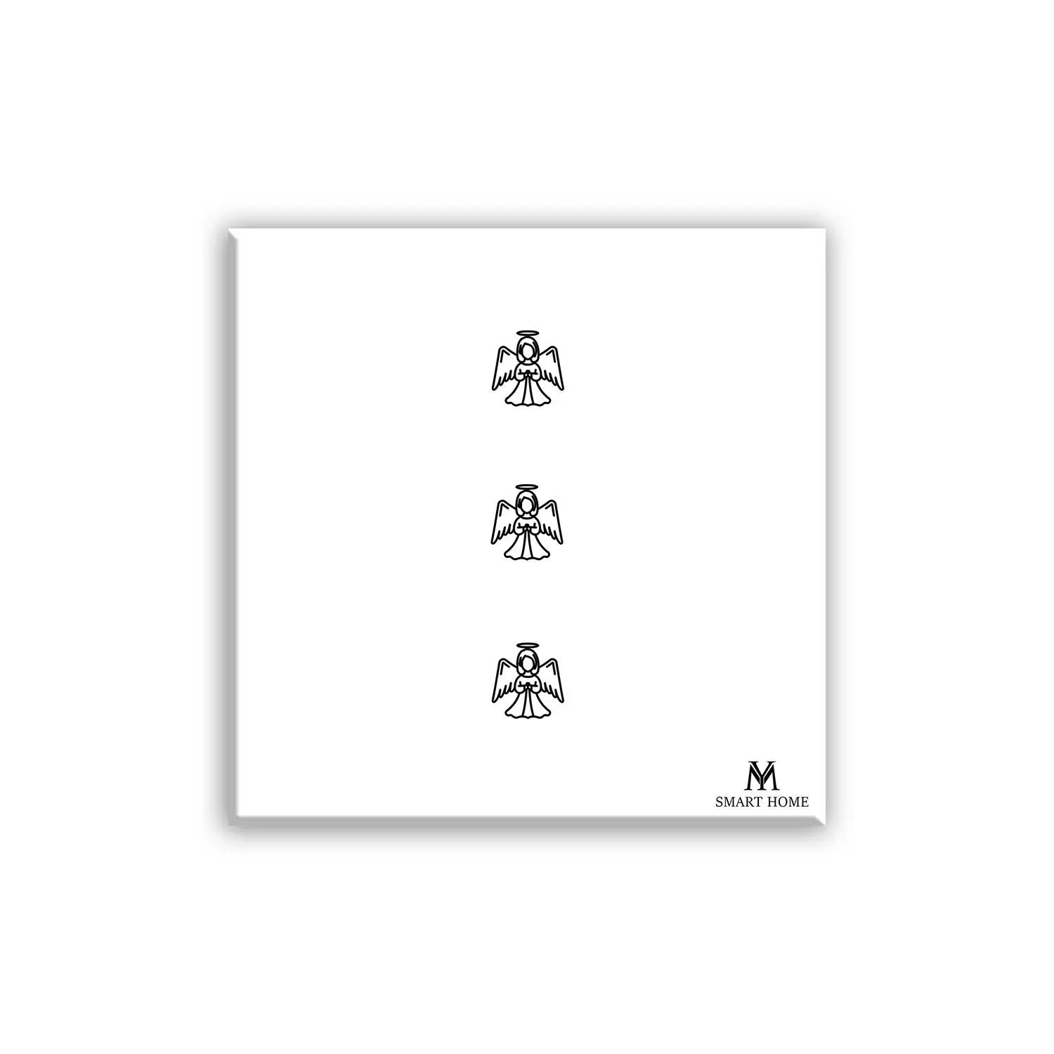 کلید لمسی اتاق کودک طرح فرشته سه پل